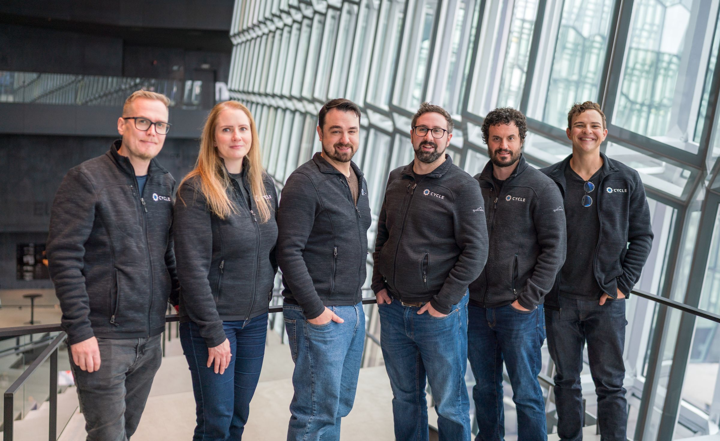 The team at Harpa, Reykjavík